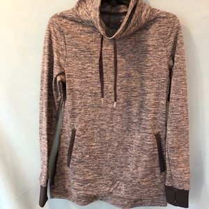 Blueish/purple cowl neck